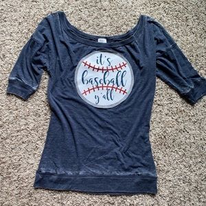 Boutique baseball shirt